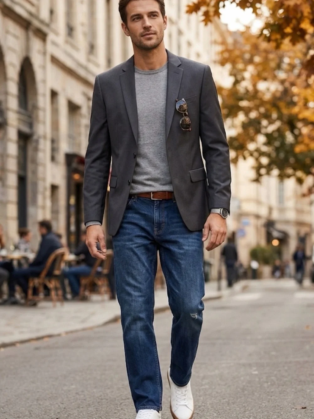 Men's Charcoal Grey Blazer/Sport Coat